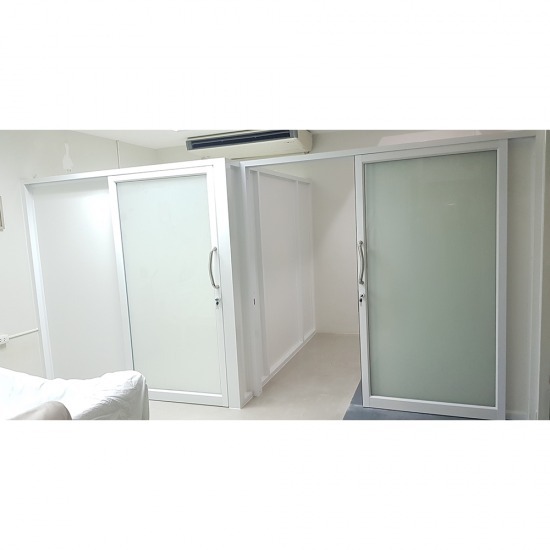 ติดตั้ง กระจกกั้นห้อง - ช่างนัน อลูมิเนียม - ติดตั้งกระจกกั้นห้อง 